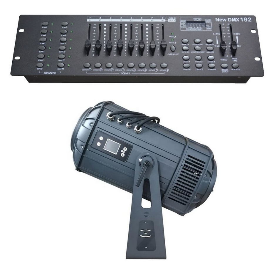gobo projektori - Projection dmx -ohjain