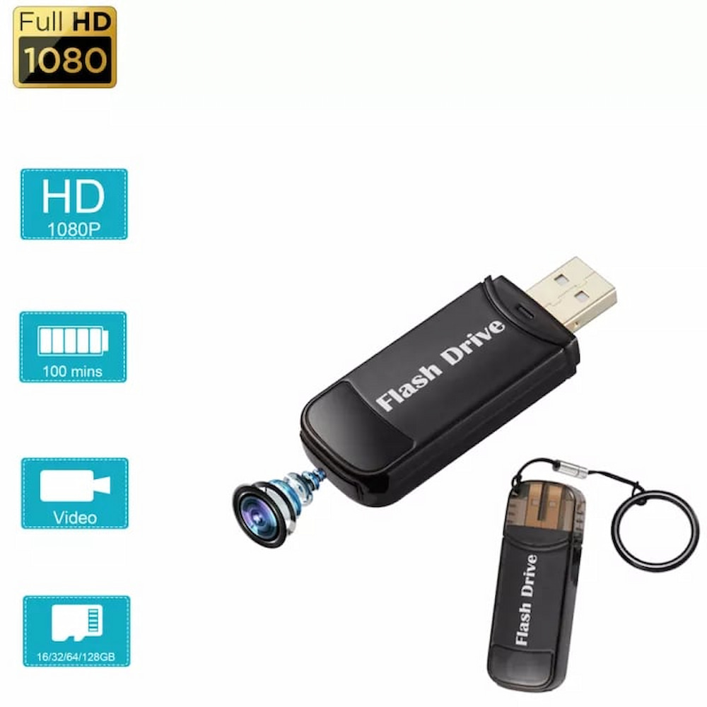 usb-näppäinlevy sisäänrakennetulla piilokameralla