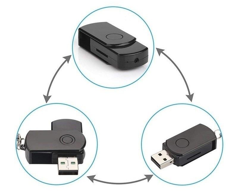 Pieni vakoojakameran USB-avaimen flash-asema