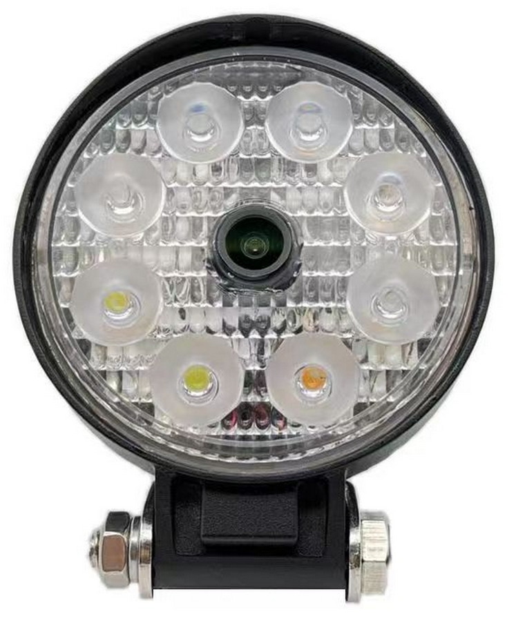 Yhdistetty kamera (työ- tai peruutus) FULL HD + toimivalla tehokkaalla LED-valolla