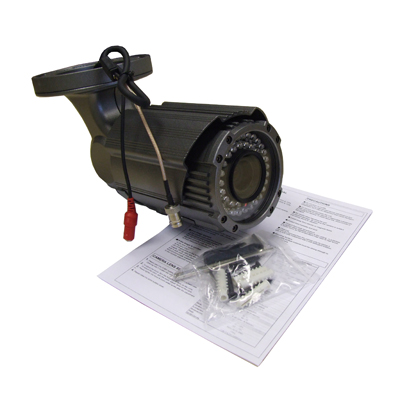 HD-SDI Security IR CCTV -kamera, jossa yönäkö jopa 50 metriin + 6 m levy