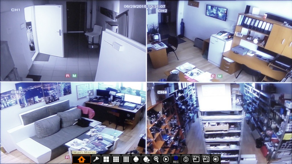 IQ-asetus DVR CCTV Live Record