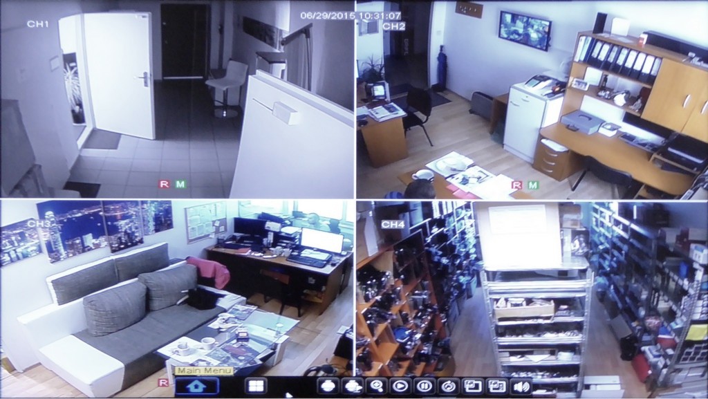 IQ asetus DVR CCTV live-tallennus