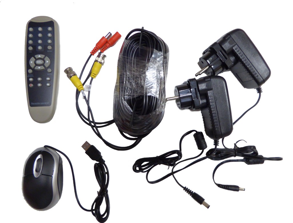 CCTV pakkauksen sisältö
