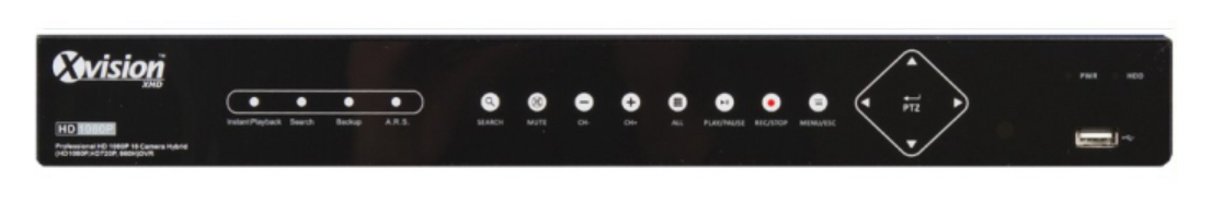 XHR1080 DVR-tallennin 16 kanavaa