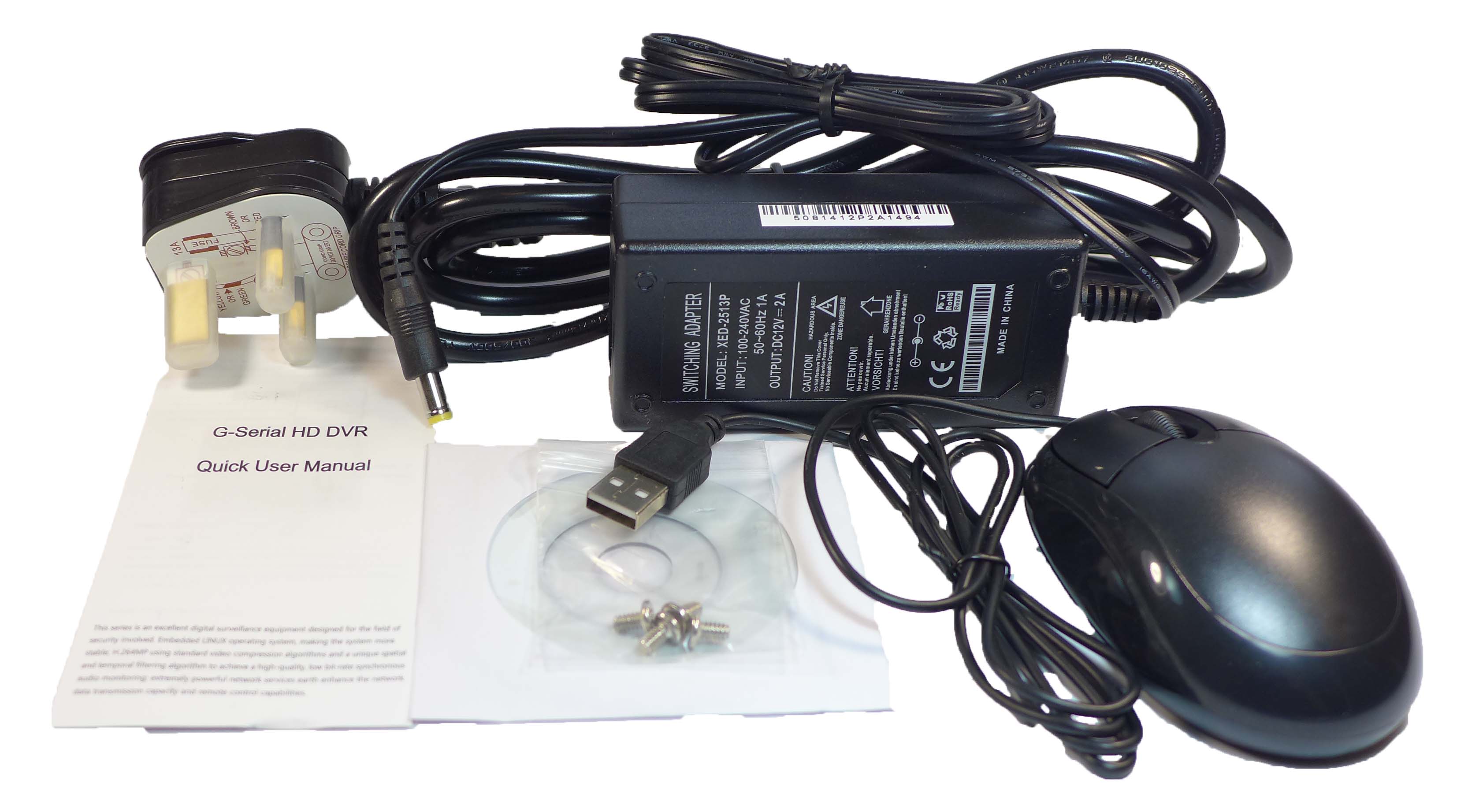 AHD DVR:n tekniset tiedot