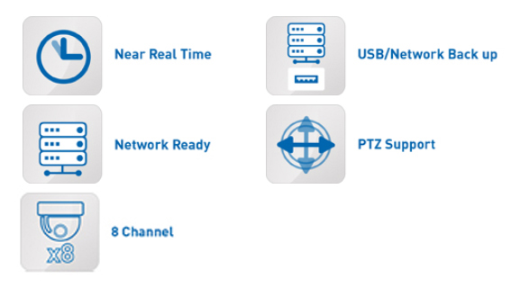 oahd / DVR 8 pin tekniset tiedot