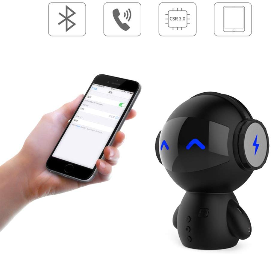 bluetooth-kaiutin handsfree-puheluilla ja MP3-soittimella