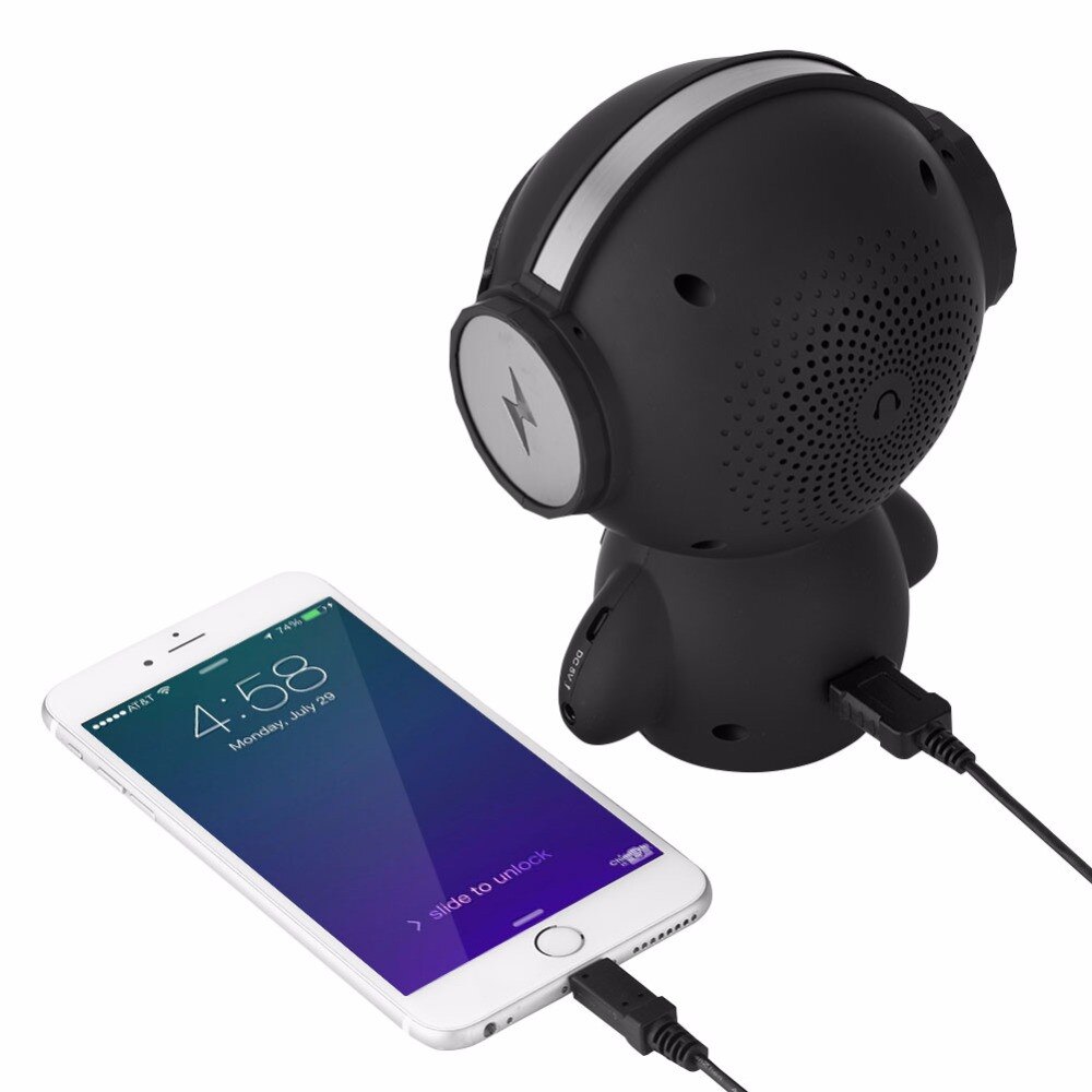bluetooth-kaiutin ja laturi älypuhelimille ipadille ja tableteille