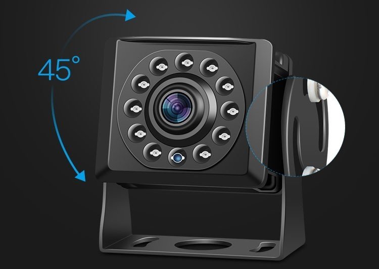 HD-autokamera, jossa on led-pimeänäkö
