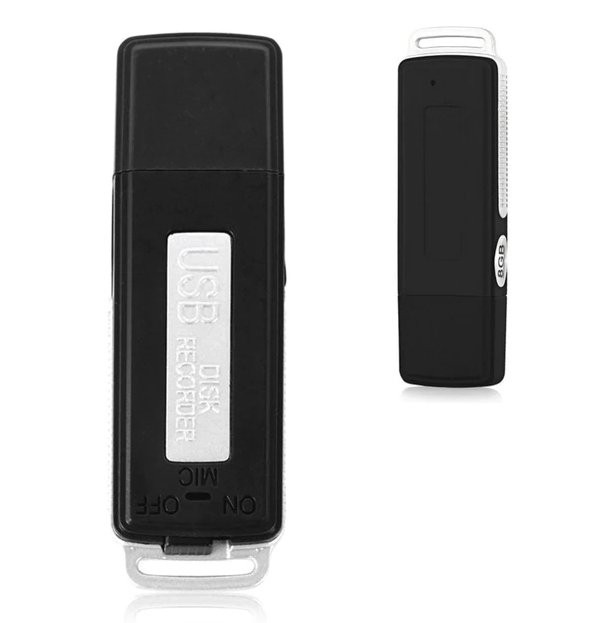 Minidigitaalinen audio-USB-tallennin 4GB muistilla