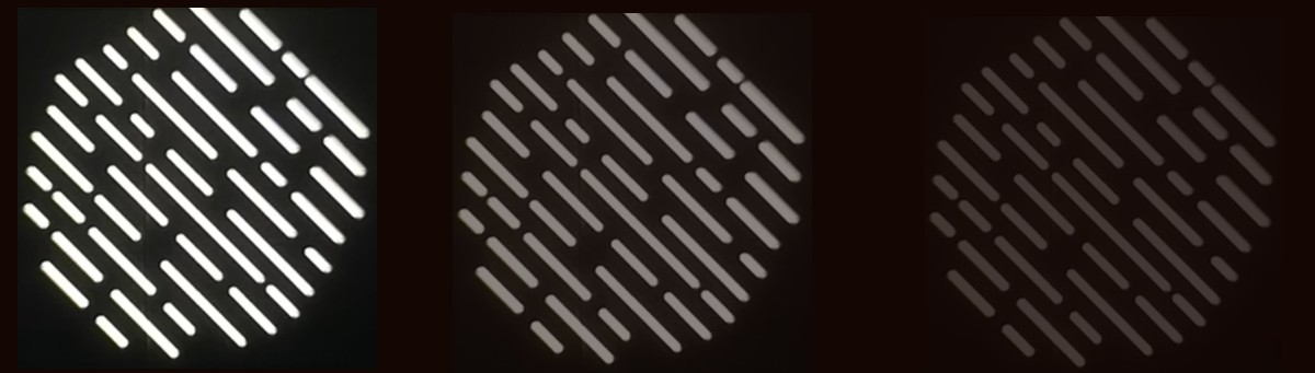 gobo projektorin himmennystoiminto