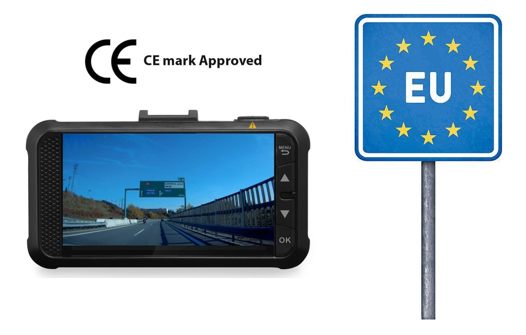EU:n sertifioitu CE-autokamera - autokamerat