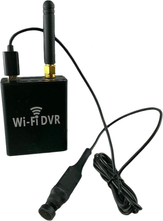 Kalansilmä laajakulmainen neulanreikäkamera 130° kulmassa FULL HD:llä ja mikrofonilla + WiFi DVR-moduuli